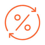 Recurring Revenue Icon - Tiger Lily