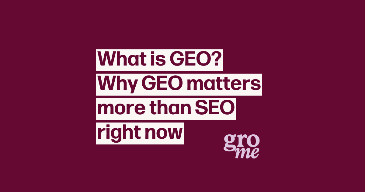 What is GEO? Why GEO matters more than SEO right now
